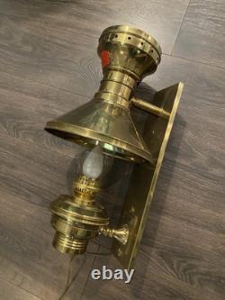 Virginia & Truckee Railroad V&t Scott Brass Coach Lamp Wall Sconce Light