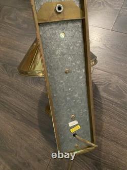 Virginia & Truckee Railroad V&t Scott Brass Coach Lamp Wall Sconce Light