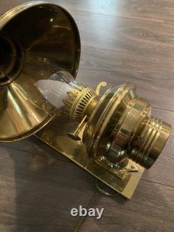 Virginia & Truckee Railroad V&t Scott Brass Coach Lamp Wall Sconce Light