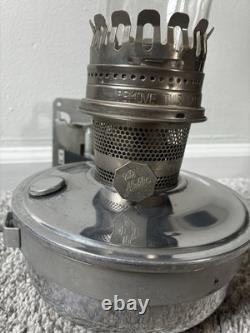 Vtg Aladdin Railroad Caboose Train Lamp Kerosene Mantle Lantern With Wall Mount