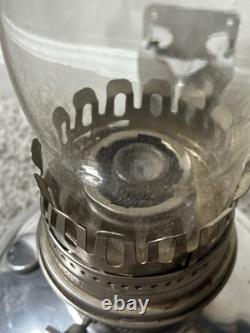 Vtg Aladdin Railroad Caboose Train Lamp Kerosene Mantle Lantern With Wall Mount