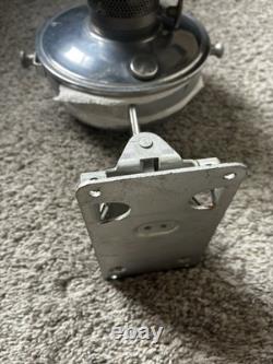 Vtg Aladdin Railroad Caboose Train Lamp Kerosene Mantle Lantern With Wall Mount
