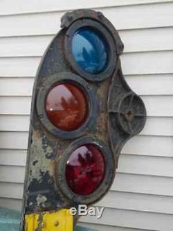 Vtg Antique B&o Baltimore Ohio Railroad Grs Quadrant Semaphore Cpl Signal Light