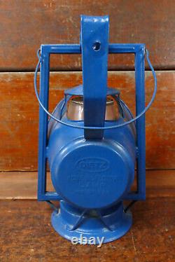 Vtg Dietz Acme Inspector Lamp Railroad Train Car Inspection Lantern Clear Globe