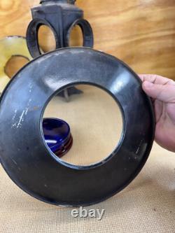 Vtg HADLAN St. Louis 4 Way Railroad Switch Lantern Please Read