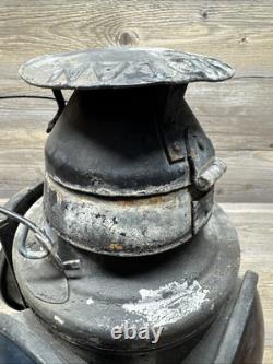 Vtg Handlan 4- Way Railroad Caboose Train Signal Lamp St Louis Lantern