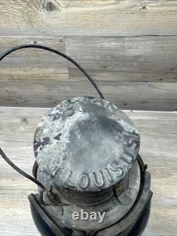 Vtg Handlan 4- Way Railroad Caboose Train Signal Lamp St Louis Lantern