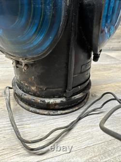 Vtg Handlan 4- Way Railroad Caboose Train Signal Lamp St Louis Lantern