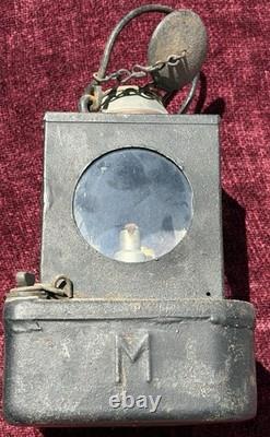 Vtg Lamp MFG & Railway Supplies Ltd LNER Steel Copper Railway Lantern Planlite
