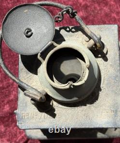 Vtg Lamp MFG & Railway Supplies Ltd LNER Steel Copper Railway Lantern Planlite