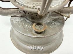 Vtg PRISCO No 0 Hot Blast Lantern Press Steel Kerosene Railroad Barn Lamp