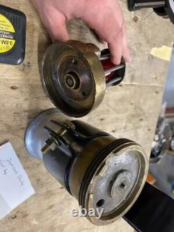 Vtg Permissible Electric Signal Lamp Brass Mount Coal Mine Railroad RR Lantern