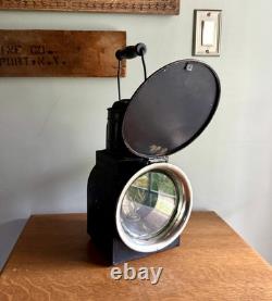 Vtg Peter Gray & Sons Railroad Lantern Lamp Electrified Railroad Lantern
