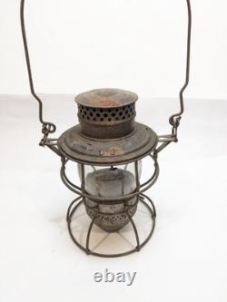 Vtg Railroad Lantern Lamp Antique ADLAKE 250 B&M RR Baltimore & Maryland