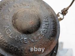 Vtg Railroad Lantern Lamp Antique ADLAKE 250 B&M RR Baltimore & Maryland
