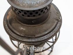 Vtg Railroad Lantern Lamp Antique ADLAKE 250 B&M RR Baltimore & Maryland