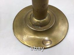 Vtg Railway Station Brass Oil Lamp Railroad Montreal Hlp Ltd