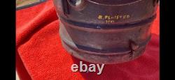 Vtg The Adlake Non-Sweating Railroad Marker Lamp Chicago Sacramento SNRR withLens
