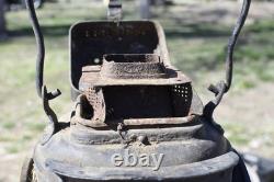 Vtg The Adlake Non-Sweating Railroad Marker Lamp Chicago Sacramento SNRR withLens