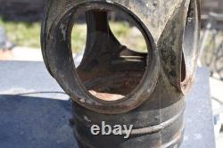 Vtg The Adlake Non-Sweating Railroad Marker Lamp Chicago Sacramento SNRR withLens