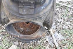 Vtg The Adlake Non-Sweating Railroad Marker Lamp Chicago Sacramento SNRR withLens