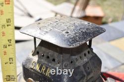 Vtg The Adlake Non-Sweating Railroad Marker Lamp Chicago Sacramento SNRR withLens