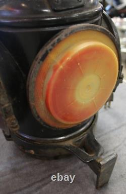 Vtg The Adlake Non-Sweating Railroad Train 4 Way Lantern Chicago