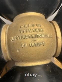 Vtg WRRS Co Type 1870 Electric Railroad Switch Lamp Electrified Tested Works