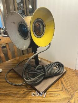 Vtg WRRS Co Type 1870 Electric Railroad Switch Lamp Electrified Tested Works