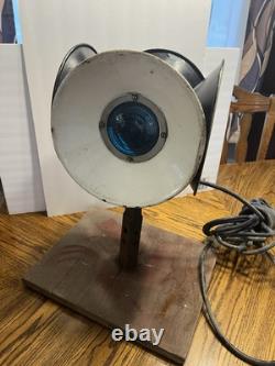 Vtg WRRS Co Type 1870 Electric Railroad Switch Lamp Electrified Tested Works