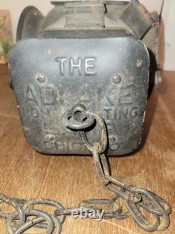Vtg antique Adlake Non-Sweating Lamp Chicago 4 Way Switch Railroad Lantern Body