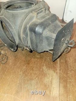 Vtg antique Adlake Non-Sweating Lamp Chicago 4 Way Switch Railroad Lantern Body