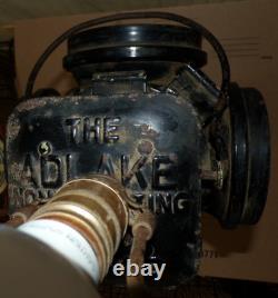 Vtg working ADLAKE CHICAGO Railroad Lamp electrical conversion Table Lamp 1 of 2
