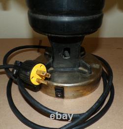 Vtg working ADLAKE CHICAGO Railroad Lamp electrical conversion Table Lamp 1 of 2