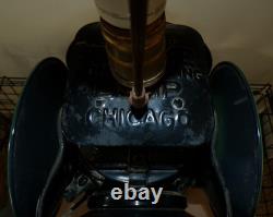 Vtg working ADLAKE CHICAGO Railroad Lamp electrical conversion Table Lamp 2 of 2