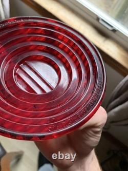 W. R. R. S Co. Antique Railroad Electric Switch Lamp Light 4 Lens Lantern Type 1880