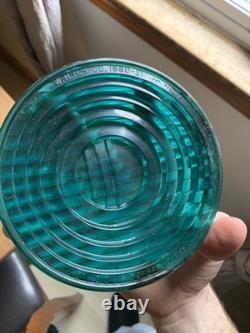 W. R. R. S Co. Antique Railroad Electric Switch Lamp Light 4 Lens Lantern Type 1880