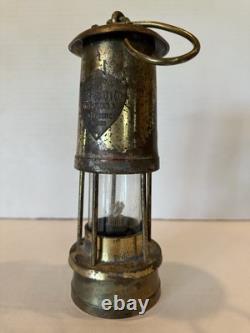 WELLS FARGO By E Thomas & Williams Cambrian Brass Miner's Lantern Lamp Wales GB