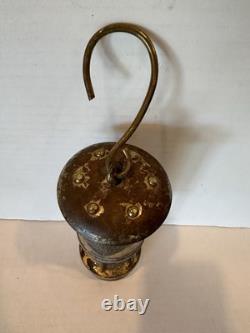 WELLS FARGO By E Thomas & Williams Cambrian Brass Miner's Lantern Lamp Wales GB