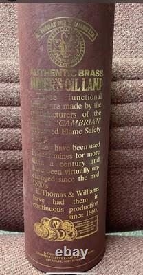 WELLS FARGO By E Thomas & Williams Cambrian Brass Miner's Lantern Lamp Wales GB