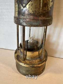 WELLS FARGO By E Thomas & Williams Cambrian Brass Miner's Lantern Lamp Wales GB