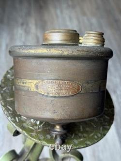 WILLIAMS PAGE & CO. Railroad Passenger Car Wall Oil Lamp Boston Mass. 1874 WOW