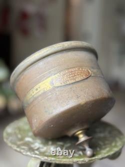 WILLIAMS PAGE & CO. Railroad Passenger Car Wall Oil Lamp Boston Mass. 1874 WOW