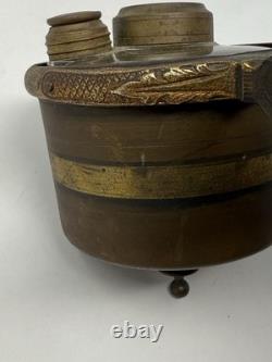 WILLIAMS PAGE & CO. Railroad Passenger Car Wall Oil Lamp Boston Mass. 1874 WOW