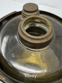 WILLIAMS PAGE & CO. Railroad Passenger Car Wall Oil Lamp Boston Mass. 1874 WOW