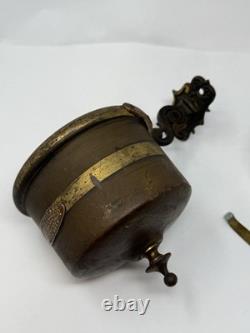 WILLIAMS PAGE & CO. Railroad Passenger Car Wall Oil Lamp Boston Mass. 1874 WOW