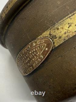 WILLIAMS PAGE & CO. Railroad Passenger Car Wall Oil Lamp Boston Mass. 1874 WOW