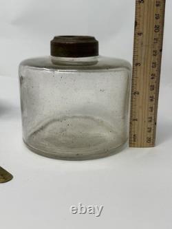 WILLIAMS PAGE & CO. Railroad Passenger Car Wall Oil Lamp Boston Mass. 1874 WOW
