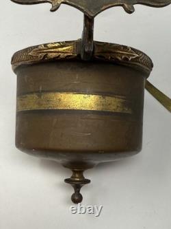 WILLIAMS PAGE & CO. Railroad Passenger Car Wall Oil Lamp Boston Mass. 1874 WOW