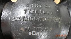 WRRS CO Railroad Electric Switch Lamp Type 1870. PC 1870-1 Western Railroad Sign